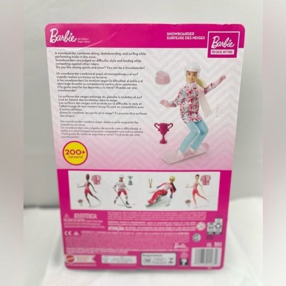 Barbie You Can Be Anything Snowboarder Doll & Accessories - Picture 5 of 5